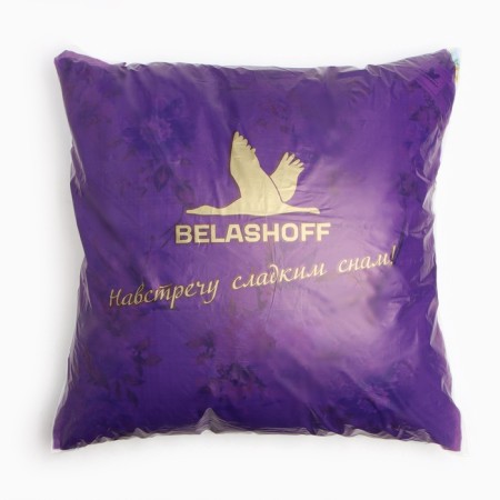 High belshoff pillow 68x68cm, mix, fluff 40%, feather 60%, tick, hl 100%-2