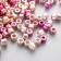 Glass beads 11/0 "cylinder. Caramel-pink gloss" 10 g