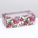 Self -charged box, with a window, "watercolor flowers" 16 x 35 x 12 cm set 5 pcs