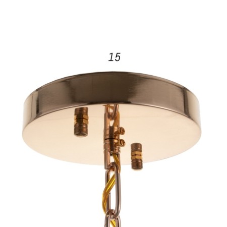 Oysteza chandelier 5he27 40W gold 52x52x42 cm Bayerlux-4