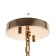 Oysteza chandelier 5he27 40W gold 52x52x42 cm Bayerlux