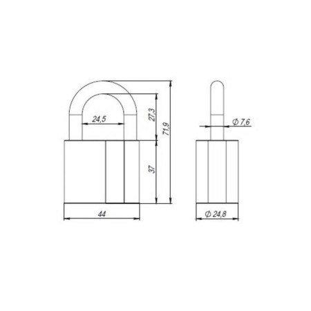 The castle of the hinged PD-40-50, Fin. 3kl.-2