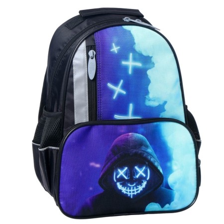 School backpack, 37 x 26 x 13 cm, ergonomic back, calligrata orth "mask"-7