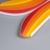 Strips for quilling 100 strips density 120 grams "yellow orange" width 0.5 cm length 39 cm 517733