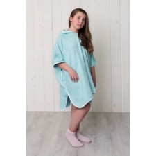 Hat-pongo for a girl, size 80 × 60 cm, turquoise, mahra