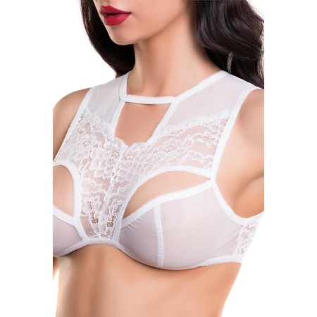Bralett Erolata Lingerie Collection, size 50-52, white color-4