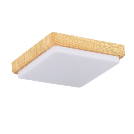 Ceiling EVOLUCE lamp. Sle200202-01. Taddio. 1x20 W, LED, 4000K, 1460 LM, 24x24x5 cm, color light brown-5