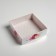Confectionery packaging, boxing box with PVC lid, "flowers", 12 x 12 x 3 cm