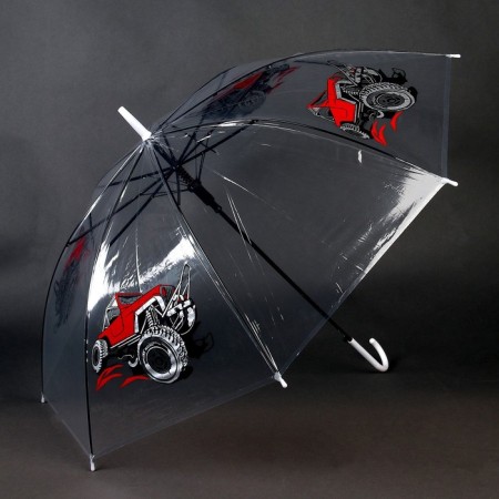 Umbrella children's "SUV" semi -automatic transparent, d = 90cm-3