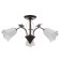 Cauces "Bouquet" 3x15W E27 Model: Br 00228 Wenge/White