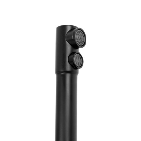 Kitchen mixer Zein Z4261, with output for drinking water, stainless steel, black-6