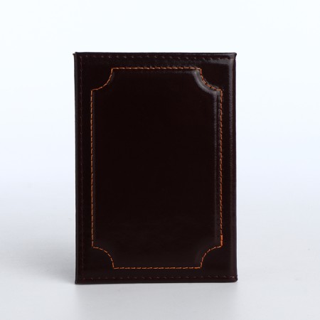 Passport cover, brown color-1
