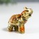 Polystone souvenir "Little Elephant with Rose on the Popon" 3.5x4x2 cm