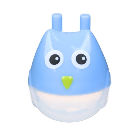 Nasal aspirator with a diverted pipe "Owl", the color of the blue-5