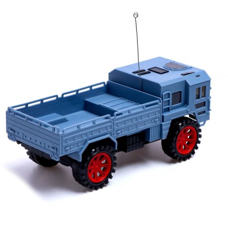 Radio -controlled truck "Military", 1; 20, works from batteries, mix-2