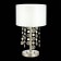 ST LUCE bedside lamp. SL1757.104.01. Katena. 1x40 W, E14, 26x26x44 cm, Nickel color