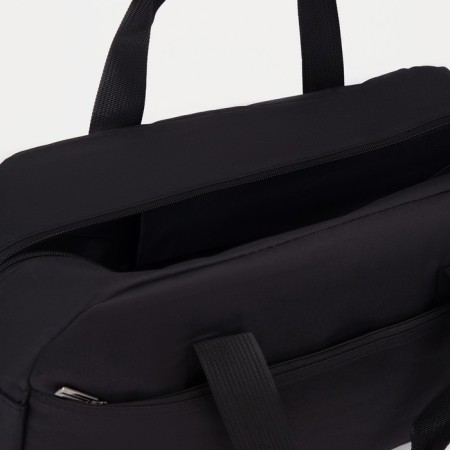 Sports bag with lightning, 3 outer pockets, black color-2