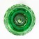 Kerosene lamp decorative green 8.5x8.5x19 cm