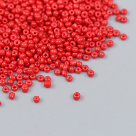 Glass beads 12/0 "red" bright 450 g