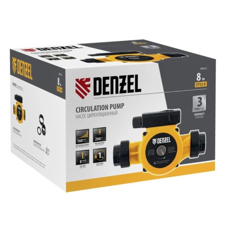 Circulation pump Denzel CP32-8, 260 W, pressure 8 m, 160 l/min, cable 1 m-8