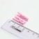 A set of clothespins for decor 50 pcs., Pink - 2.5 cm