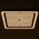 Causteen with PDU 60409/1 LED 144W Dimmer 3000-6000k Coffee 50x50x8 cm Bayerlux