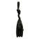 Bag Cross-Bodi with a zipper, black color