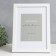 Photo frame Plastic "Gloria" 21x30 cm, with a paspartu, white