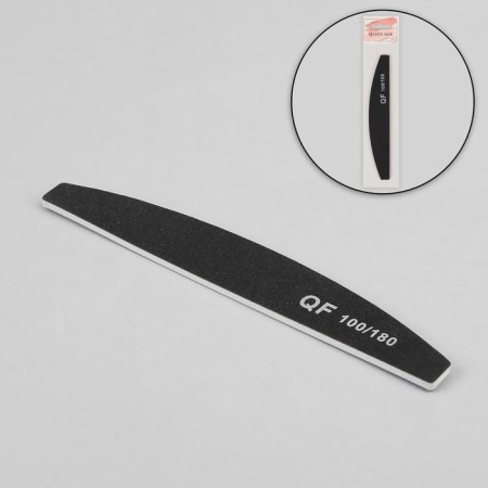 File - emery, abrasiveness 100/180, 18 cm, black color-1
