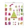 Tables on the table "Gift time", rectangular, Saten, size 145x180 cm
