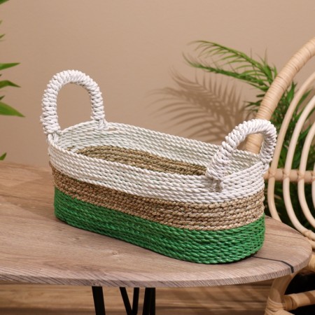 Basket wicker mix 35x20x20 cm