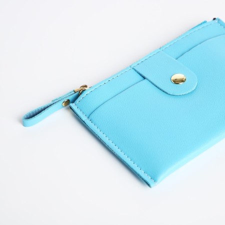 Cardholder with lightning, blue color-2
