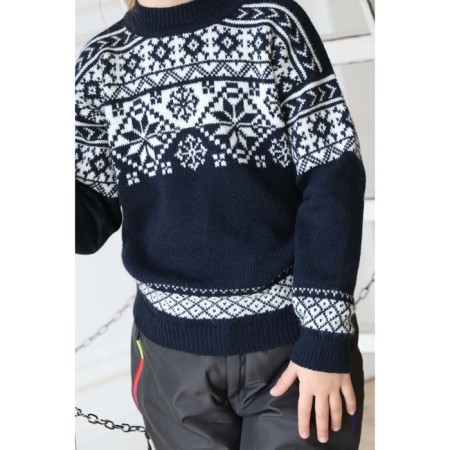 Children's sweater, size 28, blue color-8