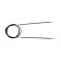 Knitting needles aluminum circular zing Knitpro, 60 cm/3.00 mm 47095