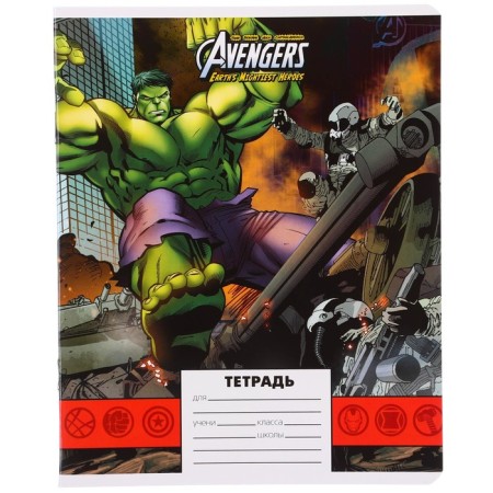 Notebook in a cage 24 sheets, 5 types of mix, cover coated paper, spider-man-8