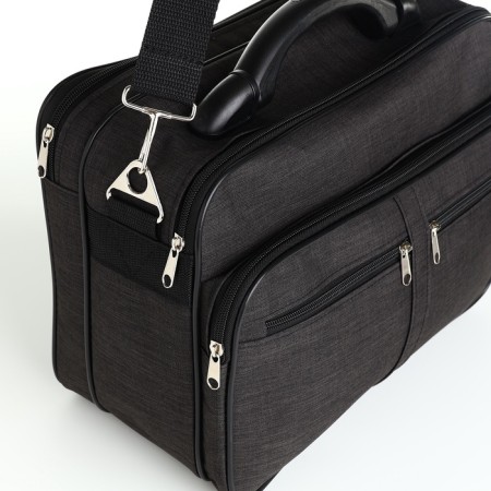 Male bag, "ZFTS", black color-3