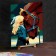 Picture on numbers with additional elements "horse and girl", 30x40 cm