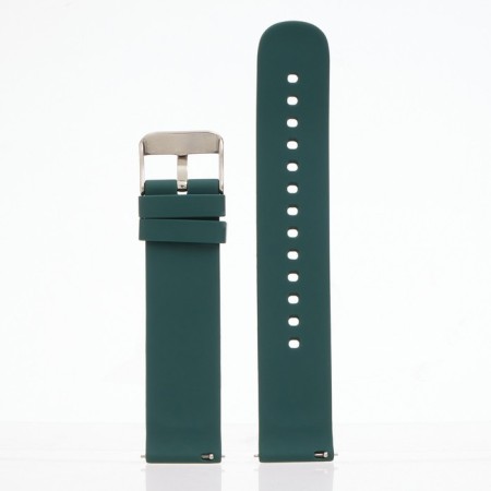 Smart hours strap, 20 mm, silicone, green-2