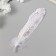 Decorative goose "Web" white with gold h = 15-20 cm
