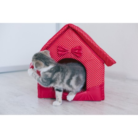 House "Tenderness", 34 x 32 x 37 cm, pink-11