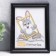 Photo frame plastic L-1 15x21 cm black (plastic screen)