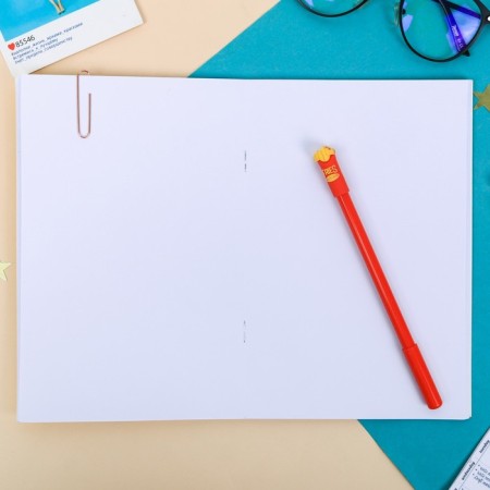 Set of notebook with a pen "for high -calorie evenings"-4