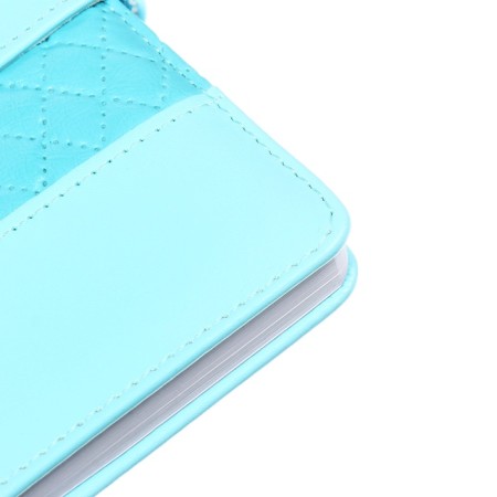 PROVING PROMMAN LEARTED, 80 sheets, 100x170 mm, Devente.tailor, solid cover to leatherette with foam, clicon, liesse, Block 70%, Blue-4