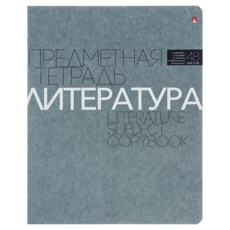 The subject “New Classics”, 48 sheets in the Literature “Literature”, Cardboard Cover, VD-LIK