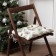 Sitting on a chair Ethel Christmas Tree 42x42cm, 100% cotton, sarzha 190 g/m2
