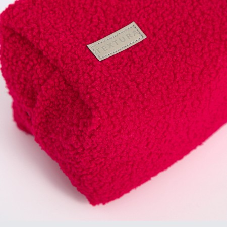 Lightning cosmetic bag, Textura, red color-5