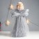 Interior doll "Angel in a gray dress with an asterisk" Pooh 37.5x11.5x18 cm
