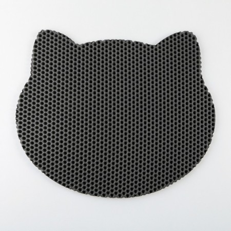 Rug for a bowl and a “face” tray, gray, 35x41.5 cm-4