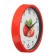 Watching clock, series: kitchen, "strawberries", smooth move, d-25 cm