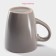 Mug ceramic shade "Dyma", 360 ml, brown color